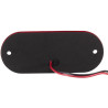 Lampa obrysowa LED, prostokątna 12V czerwona przykręcana 108x10.5x44 mm Hella ValueFit