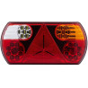 Lampa tylna zespolona LED, prostokątna prawa, 12V czerwona/pomarańczowa/przezroczysta przykręcana 296x45x142 mm Hella ValueFit