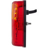 Lampa tylna zespolona LED, prostokątna prawa, 12V czerwona/pomarańczowa/przezroczysta przykręcana 296x45x142 mm Hella ValueFit