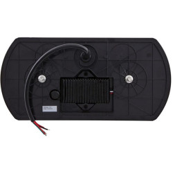 Lampa tylna zespolona LED, prostokątna prawa, 12V czerwona/pomarańczowa/przezroczysta przykręcana 296x45x142 mm Hella ValueFit
