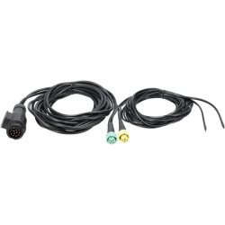 Przewód przyczepy 13-pin 5m+4M DC z 2x Bajonet 5 pin +