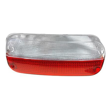 Klosz lampy tylnej, czerwony/przezroczysty