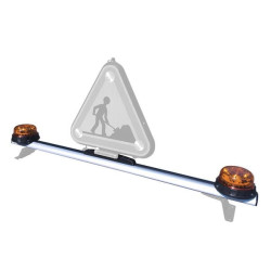 Belka dachowa 136 cm z 2 lampami błyskowymi LED PEGASUS