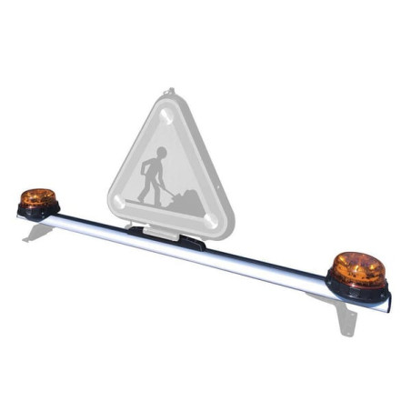 Belka dachowa 136 cm z 2 lampami błyskowymi LED PEGASUS
