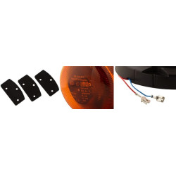 Lampa błyskowa LED przykręcana 12/24V, Rota LED Compact Hella Hella 2RL014979001