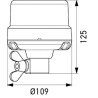 Lampa błyskowa LED na uchwyt 12/24V Nano, Hella 2XD066 146-011