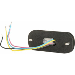 Lampa ostrzegawcza 3 LED 12/24V pomarańczowa