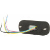 Lampa ostrzegawcza 3 LED 12/24V pomarańczowa