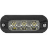 Lampa ostrzegawcza 3 LED 12/24V pomarańczowa