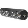 Lampa ostrzegawcza 4 LED 12/24V pomarańczowa