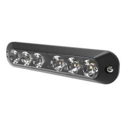 Lampa ostrzegawcza 6 LED 12/24V pomarańczowa