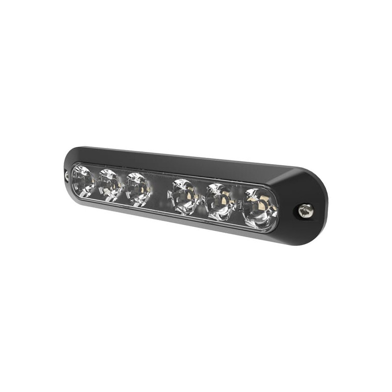 Lampa ostrzegawcza 6 LED 12/24V pomarańczowa
