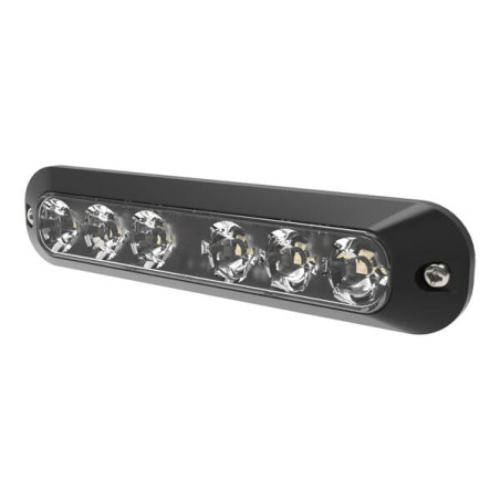 Lampa ostrzegawcza 6 LED 12/24V pomarańczowa