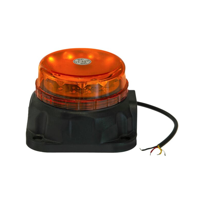 Lampa błyskowa LED przykręcana 12/24V z sygnałem ostrzegawczym (97dB) 140B-LA20060 Kramp 8719493037630