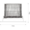 Lampa błyskowa LED przykręcana, 10V-110V, 140B-LA20062 Kramp 8719493037364