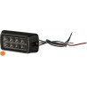 Lampa ostrzegawcza LED, bursztynowa, Kramp