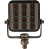 Lampa ostrzegawcza LED, 10-30V, bursztynowa, 12 LED, Kramp