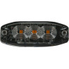 Lampa ostrzegawcza, bursztynowa, 3 LED