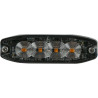 Lampa ostrzegawcza, bursztynowa 4 LED
