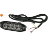 Lampa ostrzegawcza, bursztynowa 4 LED