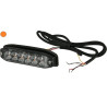 Lampa ostrzegawcza, bursztynowa, 6 LED, TA2