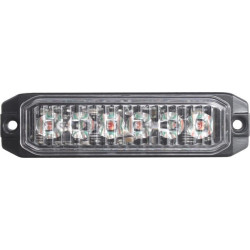 Lampa ostrzegawcza 6 LED białe
