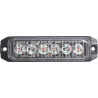 Lampa ostrzegawcza 6 LED białe