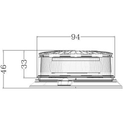 Lampa błyskowa LED przykręcana 12/24V 140B-LA20084 Kramp 8719493037920