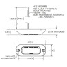 Lampa ostrzegawcza 3 LED 12/24V czerwona