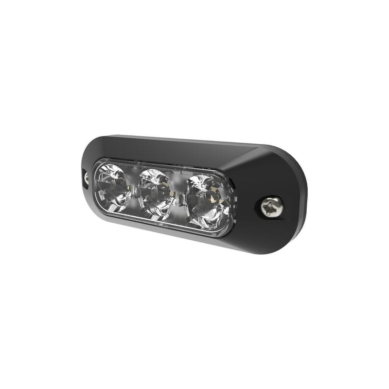 Lampa ostrzegawcza 3 LED 12/24V biała
