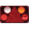 Lampa tylna zespolona, prawa, 12/24V pomarańczowa/czerwona/przezroczysta, przykręcana Waś