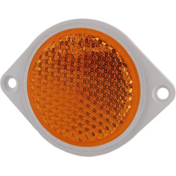 Odblask pomarańczowy fi85mm przykręcany Kramp 5907465120241
