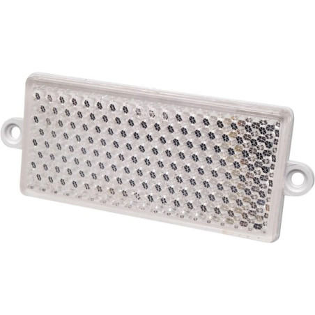 Odblask biały prostokątny 51x105mm przykręcany Kramp 5907465125239