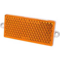 Odblask pomarańczowy prostokątny 51x105mm przykręcany Kramp 5907465127240