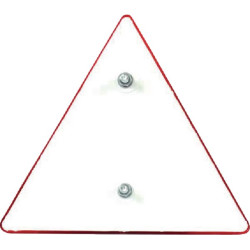Odblask czerwony trójkątny 150/158mm Kramp 5907465120524