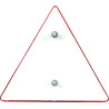 Odblask czerwony trójkątny 150/158mm Kramp 5907465120524