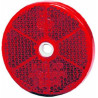 Odblask czerwony fi60mm z otworem Hella 6416386943079