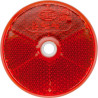Odblask czerwony fi60mm z otworem Hella 6416386943079