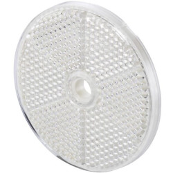 Odblask biały fi60 z otworem, Hella 6416386943109