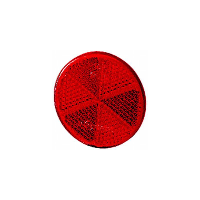 Odblask czerwony fi60mm Hella 6416386943161