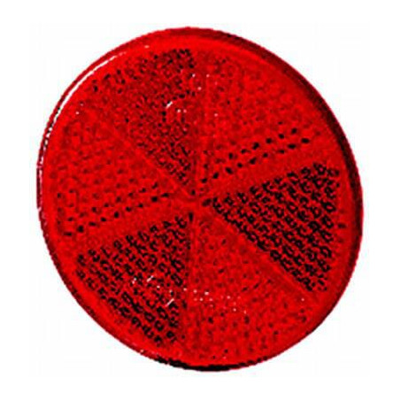 Odblask czerwony fi60mm Hella 6416386943161