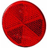 Odblask czerwony fi60mm Hella 6416386943161