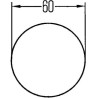 Odblask czerwony fi60mm Hella 6416386943161