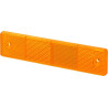 Odblask pomarańczowy prostokątny 40x180mm z otworami Hella 4082300196771