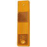 Odblask pomarańczowy prostokątny 40x180mm z otworami Hella 4082300196771