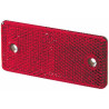 Odblask czerwony prostokątny 44x94mm z otworami Hella 4082300171600