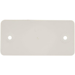 Odblask czerwony prostokątny 44x94mm z otworami Hella 4082300171600