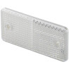 Odblask biały prostokątny 44x94mm z otworami Hella 4082300171365