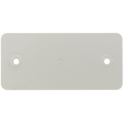 Odblask biały prostokątny 44x94mm z otworami Hella 4082300171365