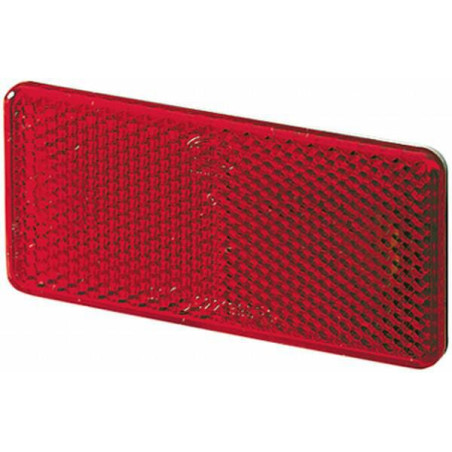 Odblask czerwony prostokątny 44x94mm Hella 4082300171853